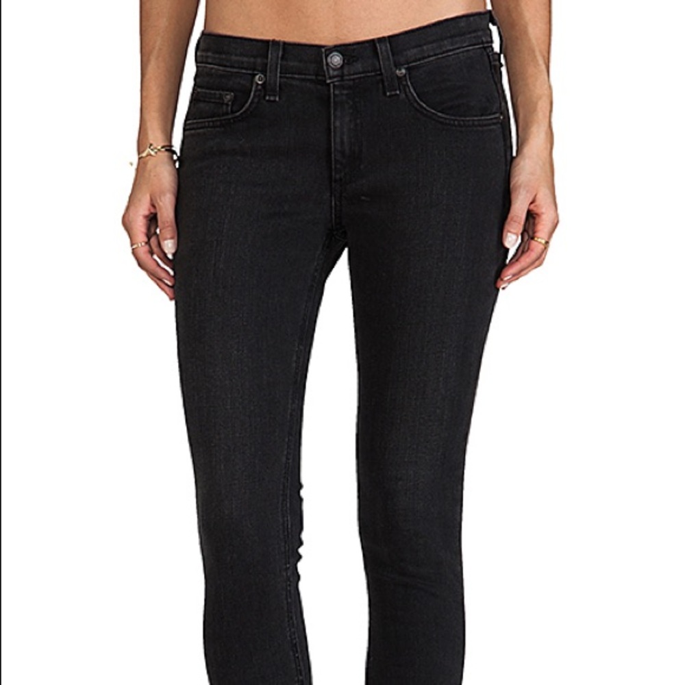 Rag & Bone Black Skinny Jeans